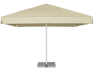 Duży parasol przeciwsłoneczny 4x4 m Barbados z podstawą 118 kg