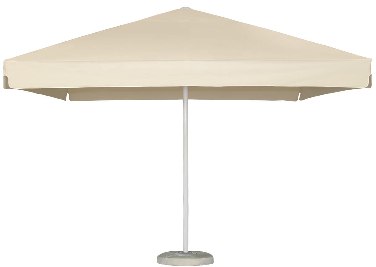 3 metrowy kwadratowy parasol BARBADOS na podstawie betonowej