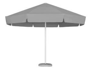 solidny parasol RODOS 3,5m okrągły kolor szary