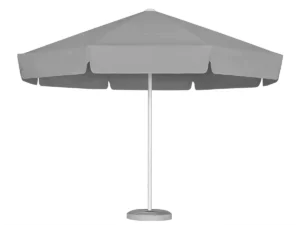 Ogrodowy parasol w kolorze szarym o średnicy 4 metrów - RODOS