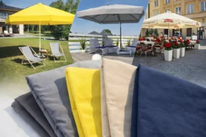 Jak dobrać poszycie parasola do intensywnego użytkowania (ogród, horeca, taras)